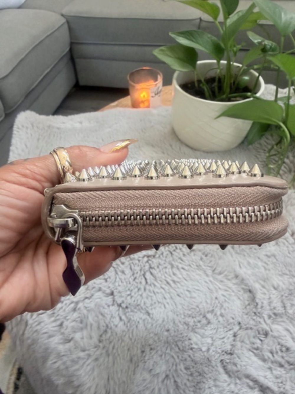 Christian Louboutin Panettone zip-around wallet - Picture 6 of 6